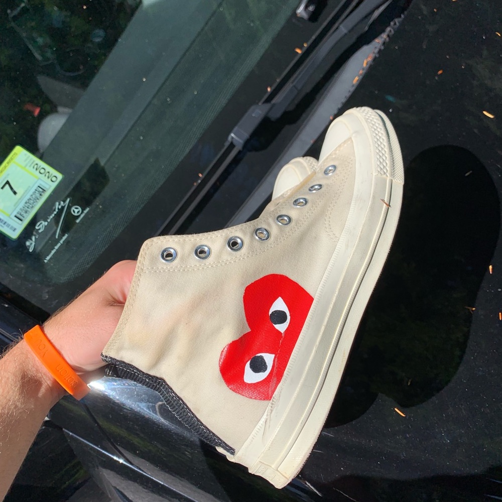 CDG Play Converse. Used as shown in pictures